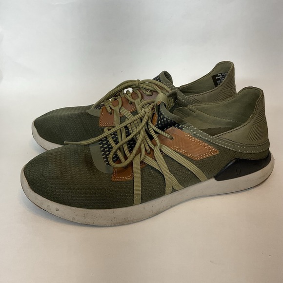 Olukai Mio Li Men\'s Size 8 /41 Hunter Green Lava Rock Lightweight Shoes Sneakers main image 4